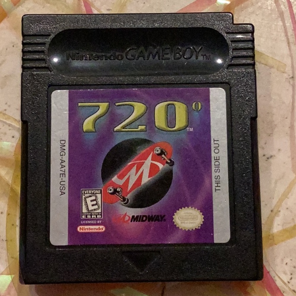 720 Skateboarding Nintendo Game Boy Color Game GameBoy Authentic Skateboards